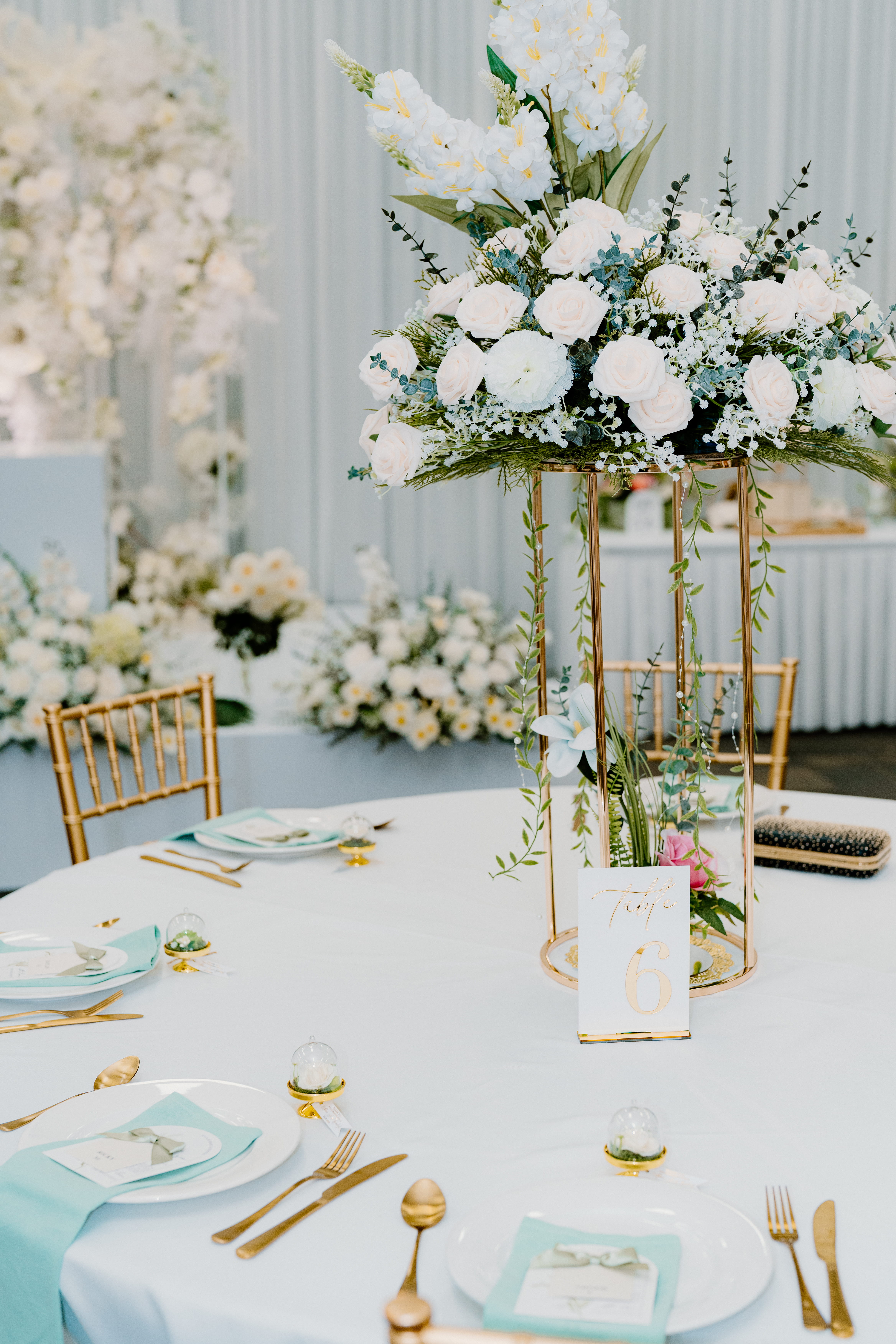 Placeholder for a close-up image of faux flowers and floral craftsmanship
